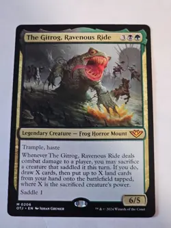MTG- The Gitrog, Ravenous Ride - Outlaws of Thunder Junction - Image 1