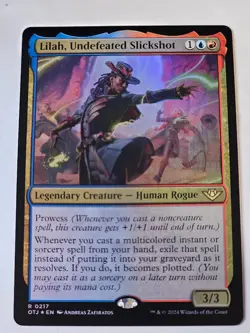 MTG- Lilah, Undefeated Slickshot - Outlaws of Thunder Junction - Image 1