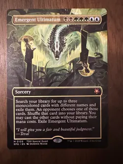 Emergent Ultimatum : MTG *Borderless* TDM Special Guest #0105 /NM - Image 1