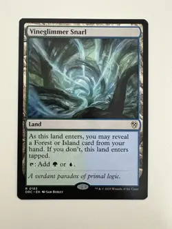 Vineglimmer Snarl MTG Magic the Gathering Card NM Near Mint DRC - Image 1