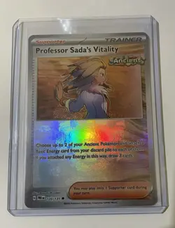 Pokemon TCG 120/131 Poke Ball Professor Sada's Vitality Prismatic Evolutions - Image 1