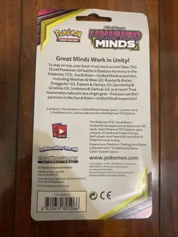 Pokemon x1 Unified Minds Checklane Blister Deoxys Pack Art Pikachu Promo New! 🔥 - Image 2