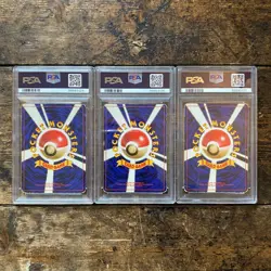 PSA 1 Venusaur Charizard Blastoise Holo 1996 Pokemon Japanese Vintage Trio - Image 2