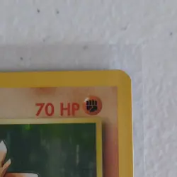 Pokemon Hitmonchan 7/102 Base Set Holo Rare 70 HP Basic 1999 English Unlimited - Image 2