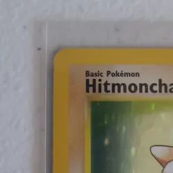 Pokemon Hitmonchan 7/102 Base Set Holo Rare 70 HP Basic 1999 English Unlimited - Image 3