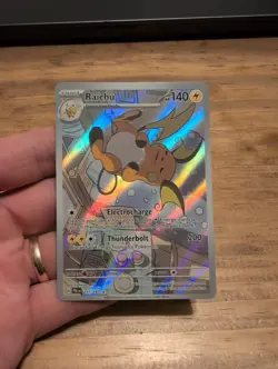 Pokemon Raichu Paldea Evolved Illustration Full Art 211/193 - Image 1