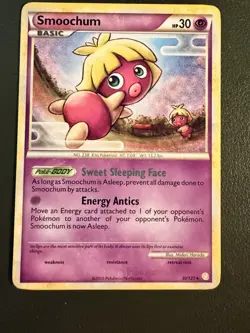Pokemon TCG Smoochum 30/123 HeartGold & SoulSilver HGSS1 NM - Image 1