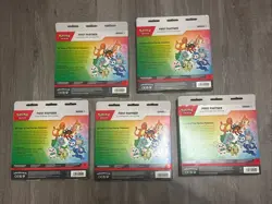 Pokemon First Partner Illustration Collection Series 1 -Lot of 5 - NEW / SEALED - Image 2