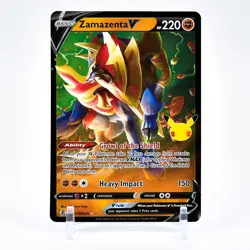 Zamazenta V - 018/025 Celebrations 25th Anniversary Holo Rare Pokemon - NM/MINT - Image 1