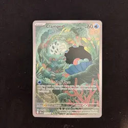 Clamperl Illustration Rare 195/182 Destined Rivals Pokemon 2025 - Image 1