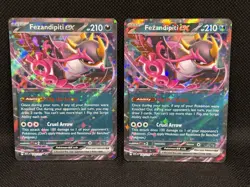 Pokemon TCG FEZANDIPITI EX 142/217 Ascended Heroes Double Rare Lot x2 - Image 1