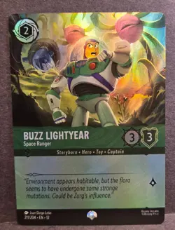 Disney Lorcana Buzz Lightyear Space Ranger 211/204 EN12 Foil Epic - Image 1