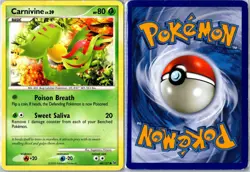 Pokemon Card - Carnivine 68/127 Platinum Common Heavily Played - Image 3