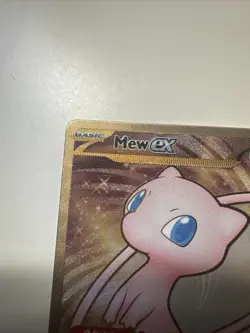 Mew EX Gold Metal Card #205/165 SV Scarlet & Violet 151 Pokemon UPC Promo - NM - Image 2