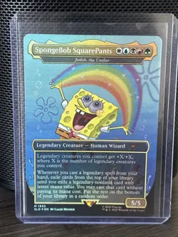 SpongeBob SquarePants - Jodah, the Unifier (Rainbow Foil) Secret Lair Drop Foil - Image 1