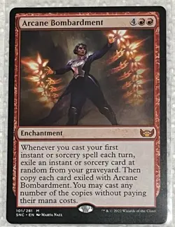 MTG Arcane Bombardment SNC Mythic Rare NM/Mint - Image 1