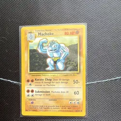 Pokemon TCG Base Set Machop Machoke Machamp Lot Wizards of the Coast 3 Cards - Image 5