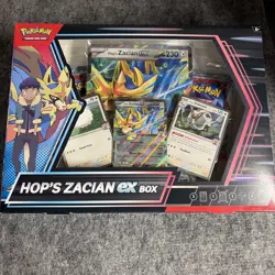 Pokemon Hop's Zacian Ex Box Sealed Packs + Promos - Image 1