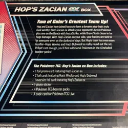 Pokemon Hop's Zacian Ex Box Sealed Packs + Promos - Image 5