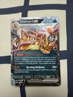 Charizard ex -196 196 Scarlet & Violet Promo Pokemon Holo NM Promo - Image 1