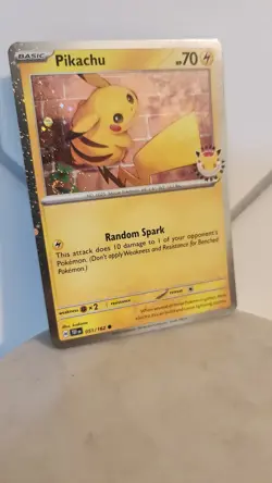Pikachu Pokemon Day 2026 051/162 30th Anniversary Promo Double Swirl Holo - Image 1