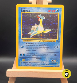 POKEMON - LAPRAS HOLO RARE 10/62 - Fossil - ENG - COND. EXCELLENT - Vintage - Image 1