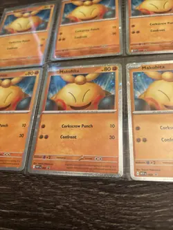 Pack Fresh Pokemon TCG Makuhita MEP Promo 068 - Lot of 6 - Image 4