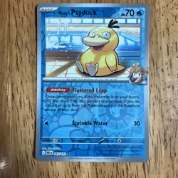 Pokemon TCG Destined Rivals 045/182 Psyduck Reverse Holo - Image 1