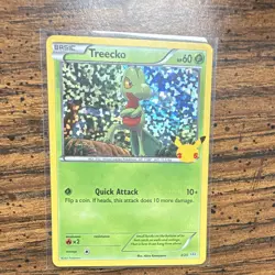 Pokemon Treecko 003/025 McDonald's 25th Anniversary Holo Promo English Basic - Image 1