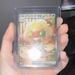 Pokemon TCG Whimsicott ex 165/086 SV White Flare SIR Holo English 230HP - Image 3