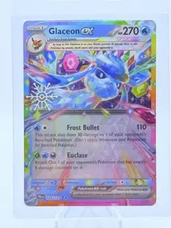 Glaceon ex 026/131 SEALED Snowflake Stamped Promo Pokemon 2025 Holiday Calendar - Image 1