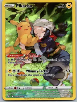 Pikachu TG05/TG30 Near Mint SWSH11: Lost Origin Trainer Gallery Pokemon Shipnow - Image 1