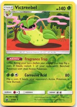 Victreebel 3/168 Holo Rare Celestial Storm Pokemon Reverse Holo Near Mint - Image 1