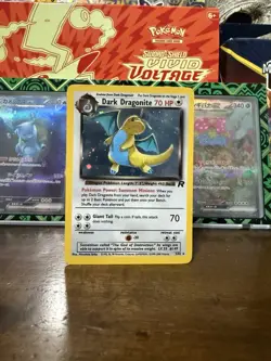 Pokemon TCG: Dark Dragonite Holo 5/82 Team Rocket LP - Image 1