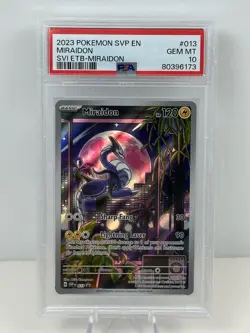 2023 Pokemon Black Star Promo Miraidon Scarlet & Violet ETB PSA 10 SVP EN-SV - Image 1