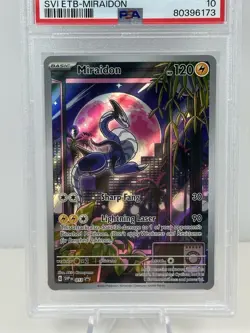 2023 Pokemon Black Star Promo Miraidon Scarlet & Violet ETB PSA 10 SVP EN-SV - Image 2