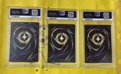 SET OF 3 PSA 10 2023 DISNEY LORCANA EN 1 PROMOS HEIHEI, MICKEY MOUSE & BELLE - Image 2