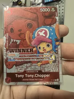 Tony Tony.Chopper (Winner) - One Piece Promo Card Holo P-101 English Bandai - Image 1
