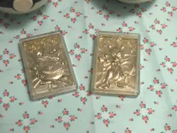 Togepl & MewTwo Pokemon 23k Gold Plated Cards - Ball cases show wear - Image 2