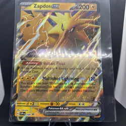 Zapdos EX SVP 049 Black Star Promo JUMBO Card Pokemon - Image 1