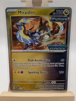 Miraidon SVP092 Temporal Forces Prerelease Promo Holo Rare Pokemon Card New - Image 1