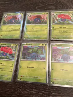Pokemon Oddish, Gloom, Vileplume COSMIC HOLO PROMO Card Lot - 6 Nm Phantasmal - Image 4