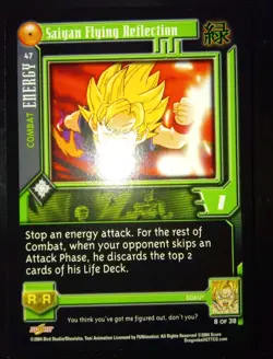 Vintage Dragonball GT Super Saga Card Pack (Opened), 10 Cards (NEAR MINT) - Image 2