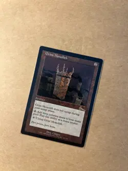 MTG Grim Monolith Regular NM+ Urza's Legacy - Image 1