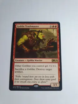 MTG Goblin Trashmaster Core Set 2019 144/280 Regular Rare - Image 1