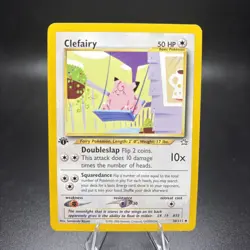 1st Edition Clefairy 30/111 - Neo Genesis - Vintage Pokemon Near Mint NM -j - Image 1