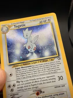 Togetic - 16/111 - Pokemon Neo Genesis Unlimited Holo Rare Card WOTC LP/MP - Image 2