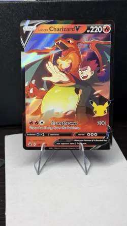 2021 Pokemon Celebrations Lance’s Charizard V Lightly Played No.SWSH113 - Image 1