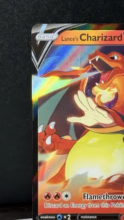 2021 Pokemon Celebrations Lance’s Charizard V Lightly Played No.SWSH113 - Image 2