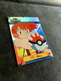 Pokemon Topps Animation 1999 TV3 Misty Rainbow Foil - Image 2